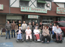 photo of volunteers and grandparents involved in Adopt-a-Grandparent